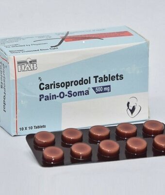 Pain O Soma 500 mg in 10 pills.